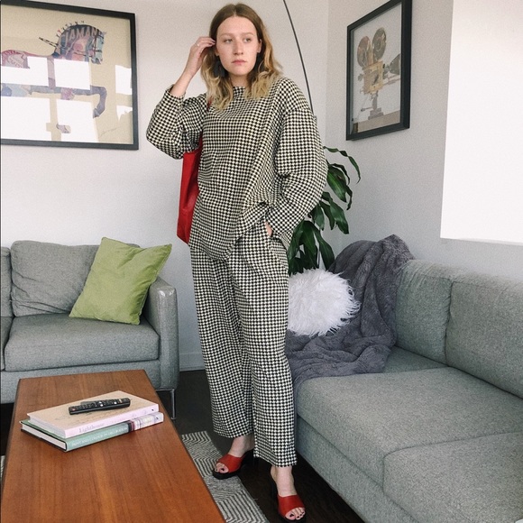 Vintage Pants - xl vintage cotton loungewear matching set